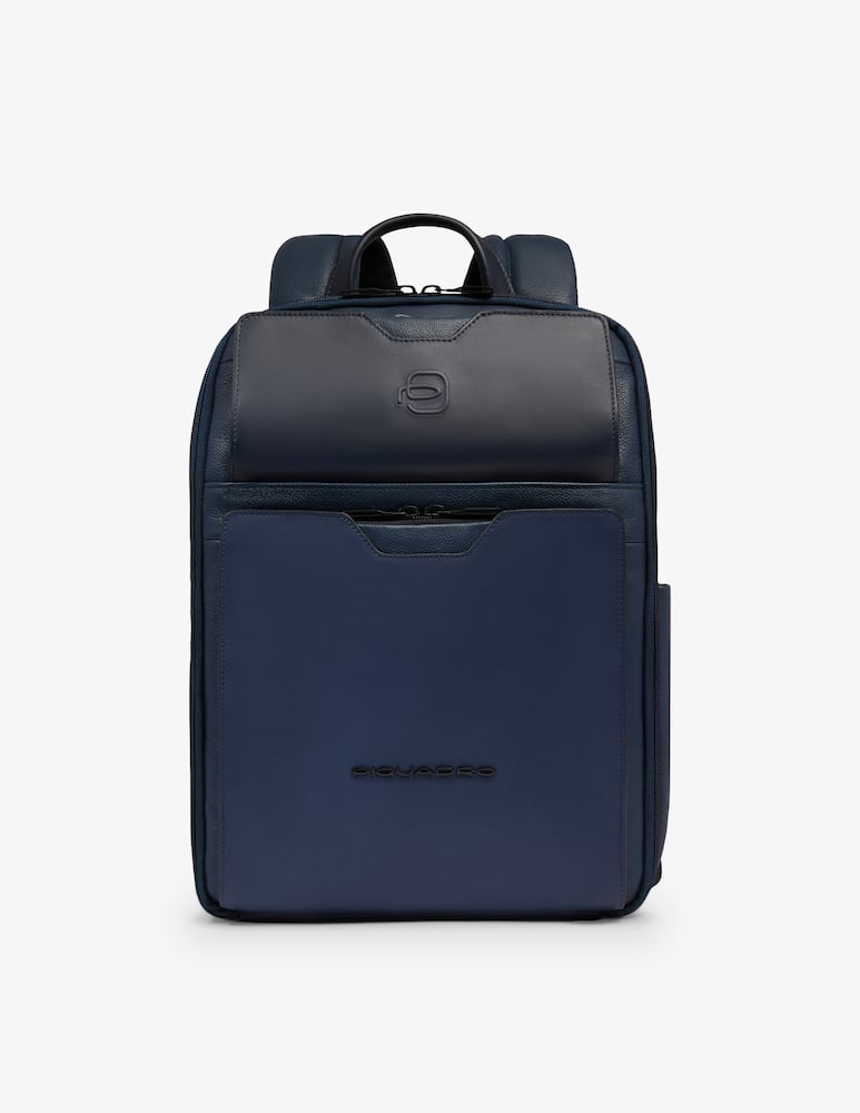 rinascente Piquadro S142 13'' Leather Laptop Backpack