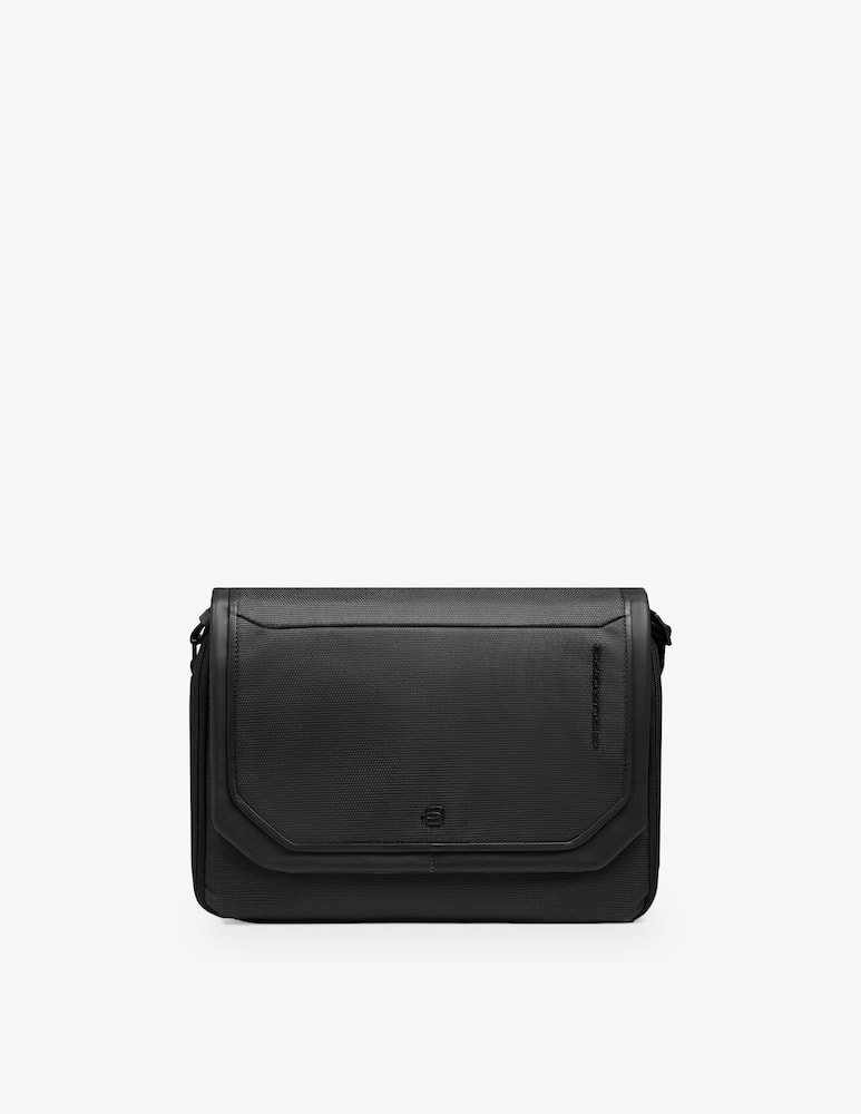 rinascente Piquadro S143 Messenger Porta Ipad® 11" In Pelle E Tessuto