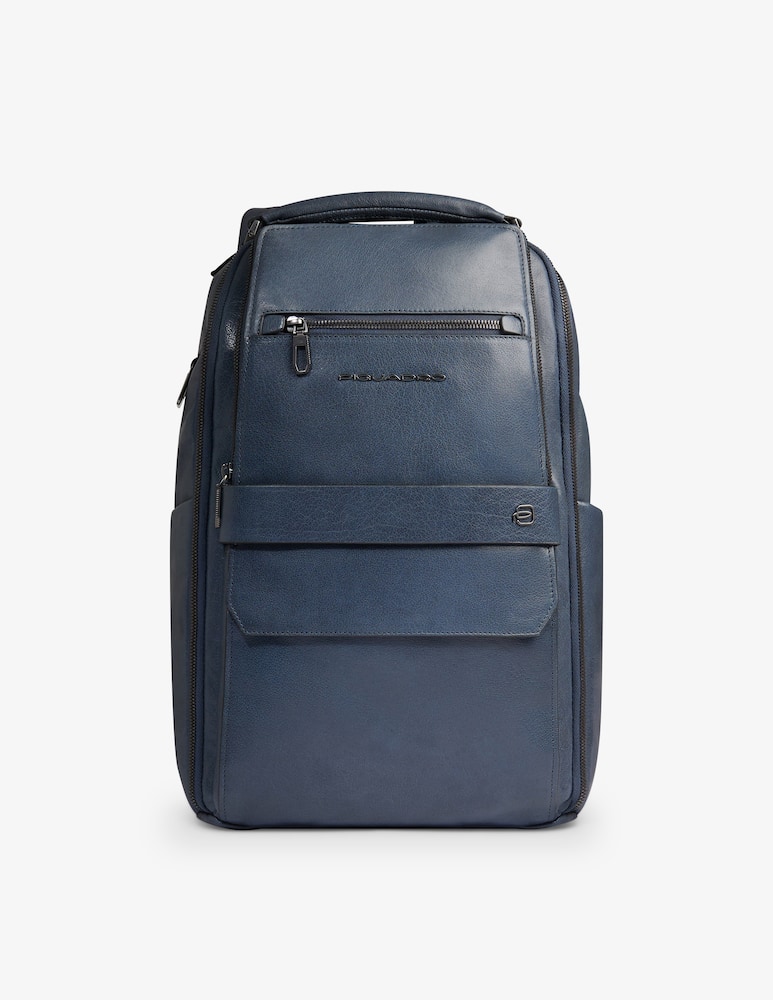rinascente Piquadro S141 15.6" Leather Laptop Backpack