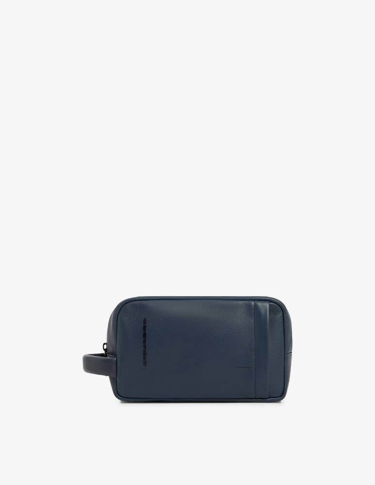 rinascente Piquadro Leather Toiletry Bag
