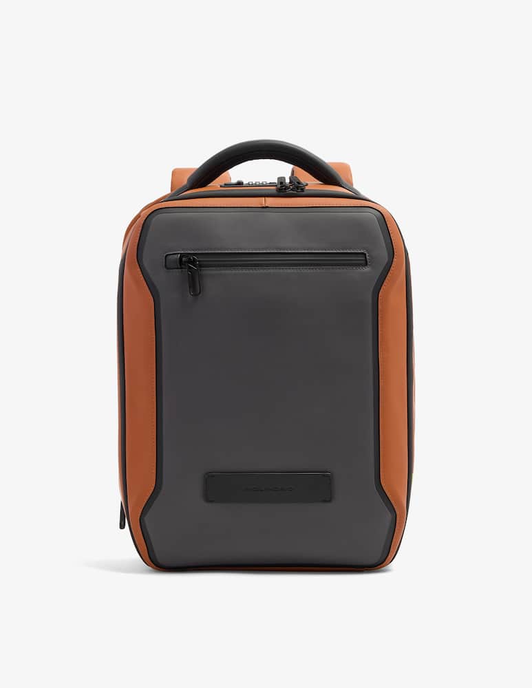 rinascente Piquadro Ryanair Backpack With Expansion Panel In Rubberized Fabric