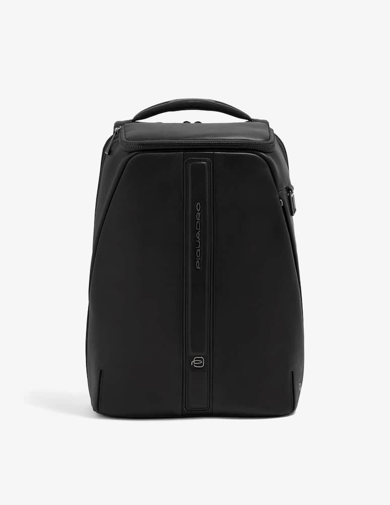 rinascente Piquadro 13" Leather Laptop Backpack
