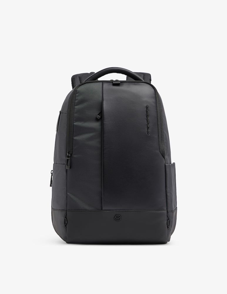 Piquadro Zaino Porta Pc 14" In Pelle E Tessuto - immagine 1 Piquadro Zaino Porta Pc 14" In Pelle E Tessuto - immagine 1