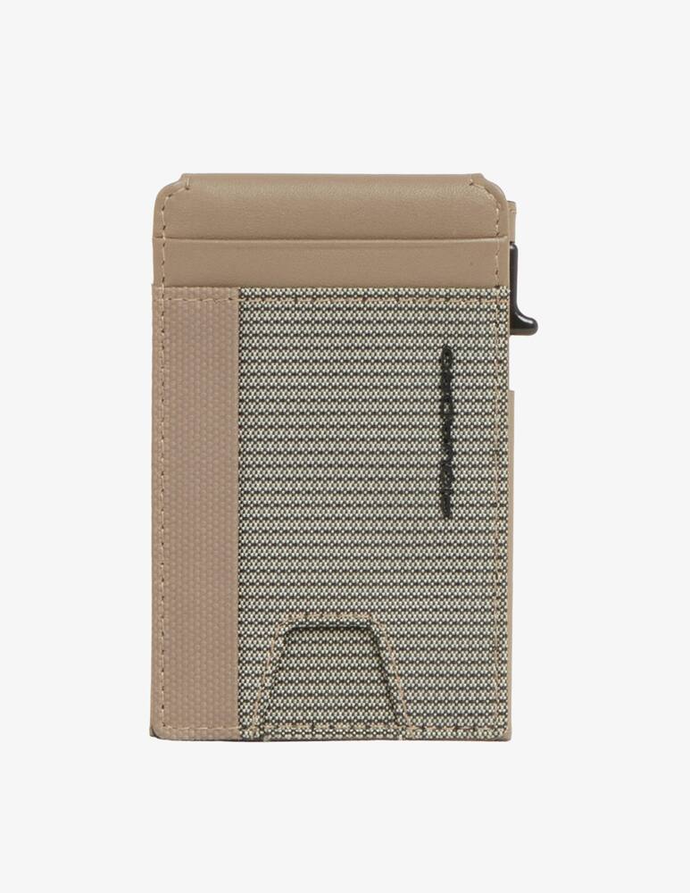 rinascente Piquadro Credit Card Holder, Leather_Fabric With Metal Hardware