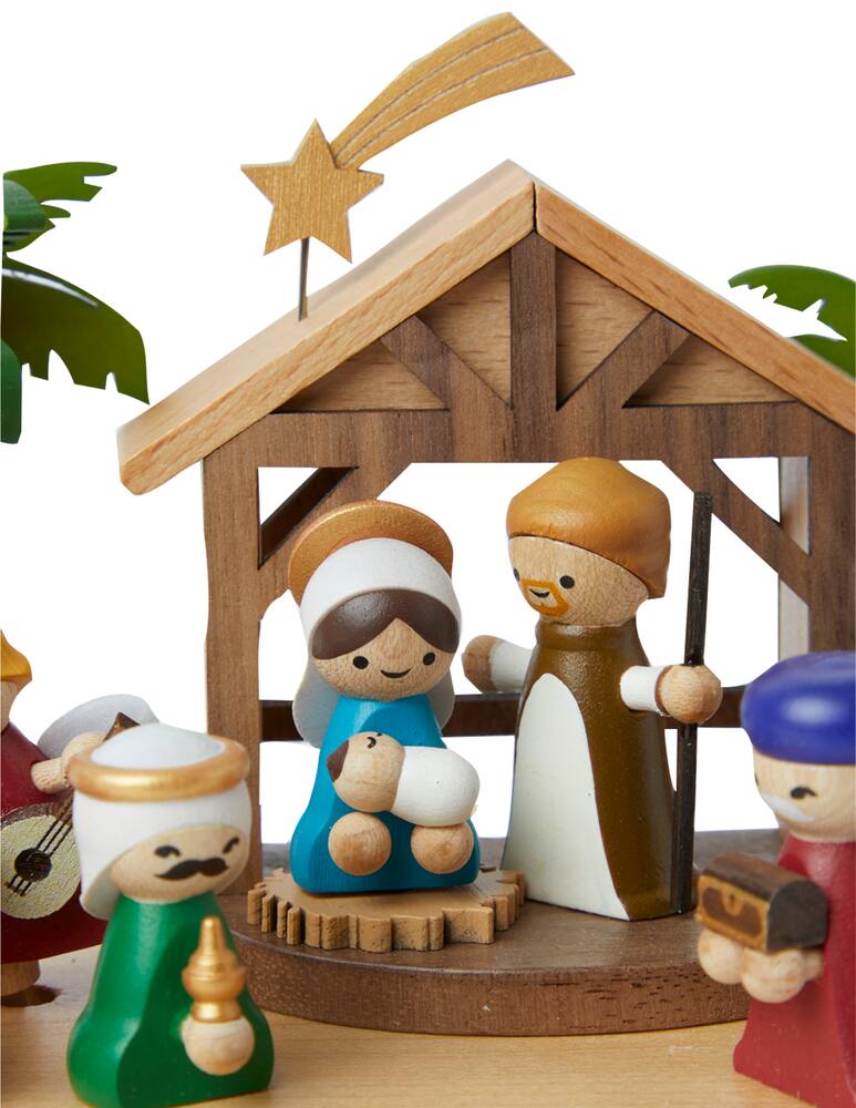 rinascente Wonderful Life Santa playing piano carillon - multi