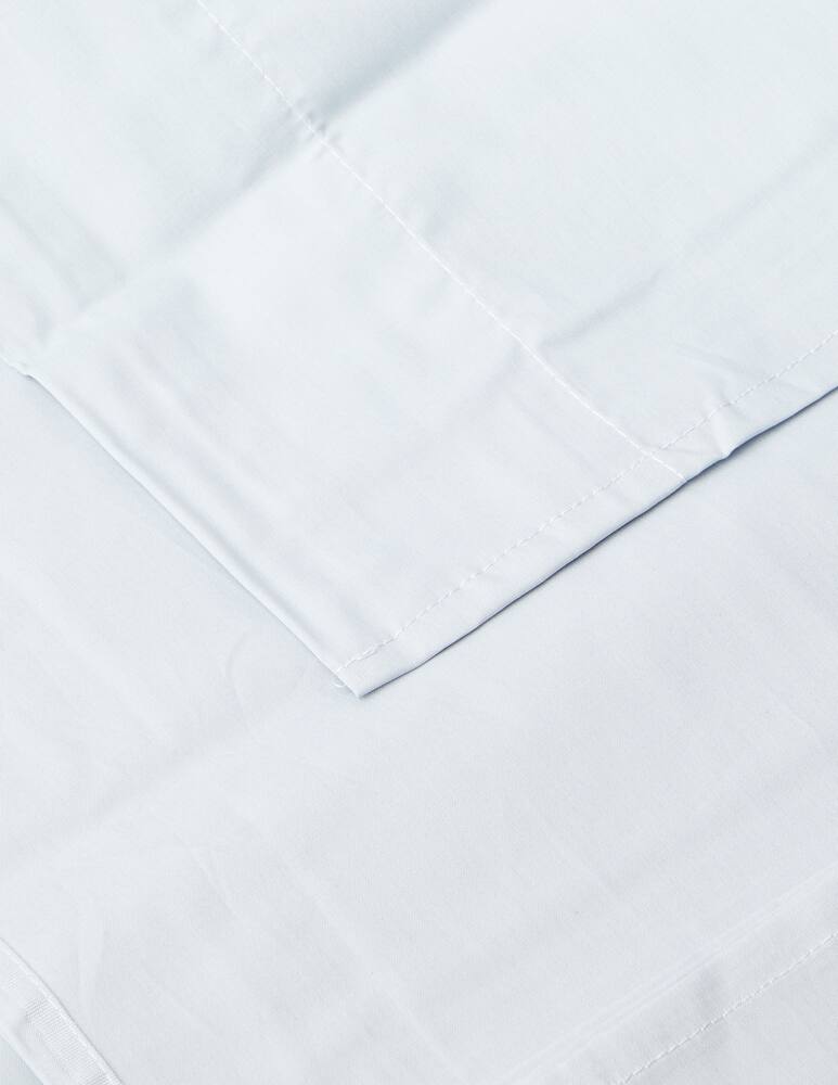 rinascente Somma Origami lenzuolo sing. in percalle di puro cotone - blu