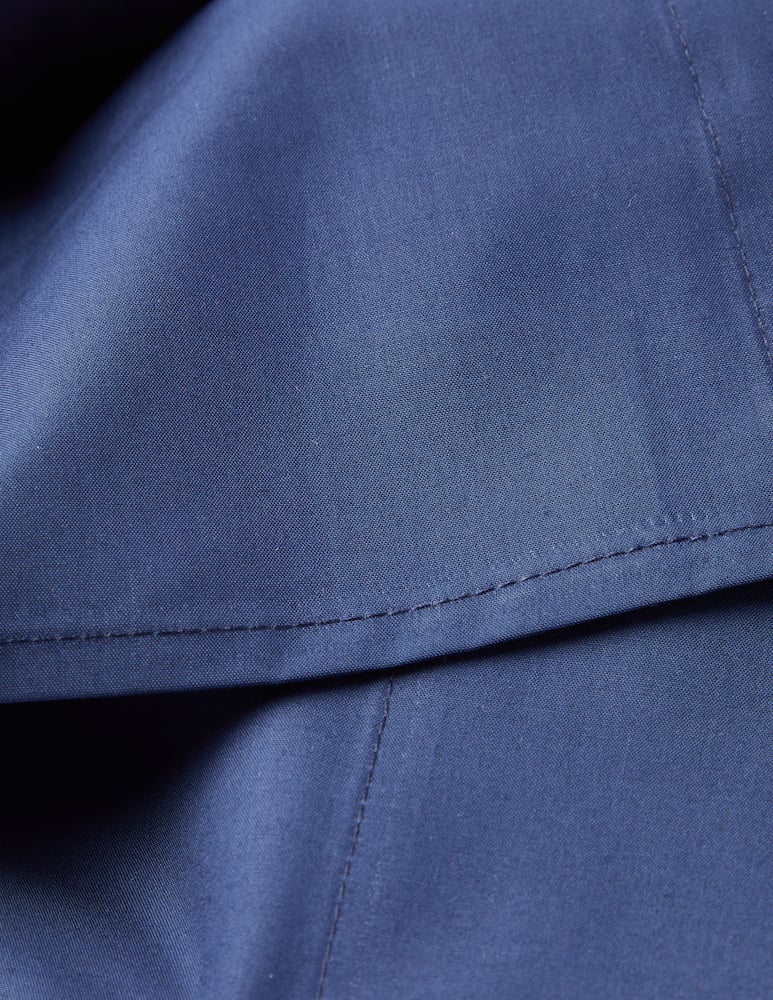 rinascente Somma Origami lenz. una piazza e mezza percalle puro cotone - blu