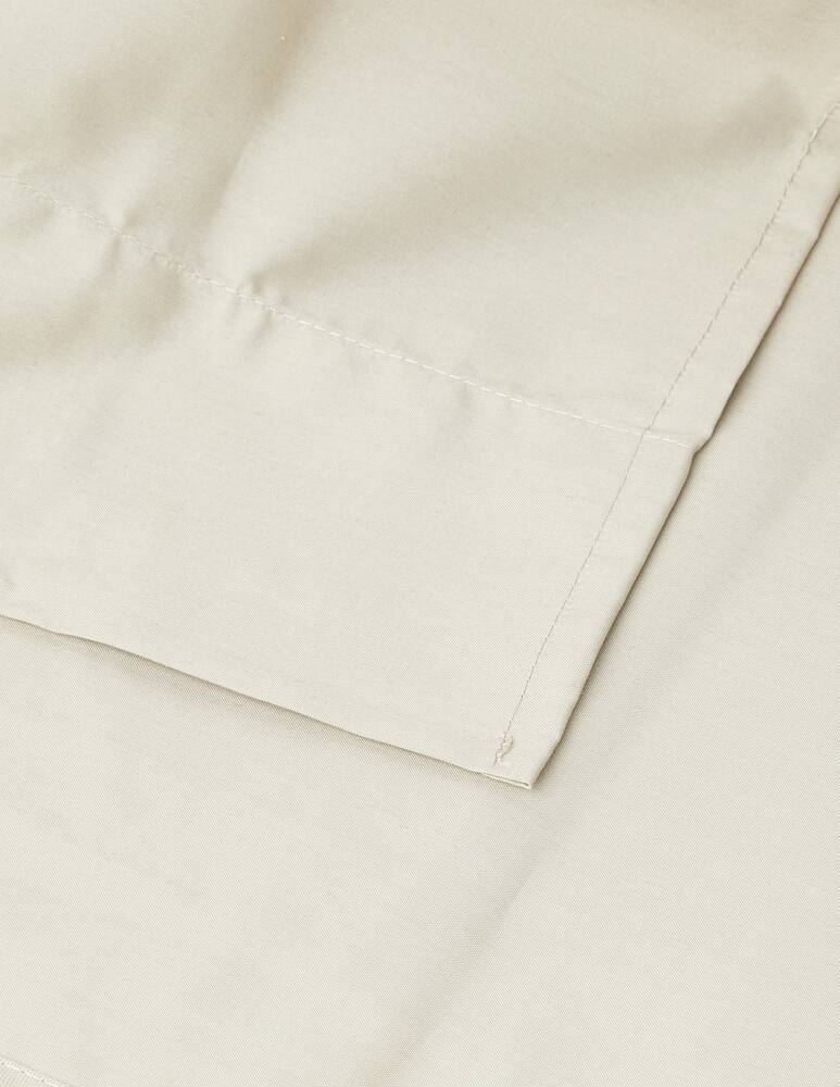 rinascente Somma Origami lenzuolo matr. percalle puro cotone - beige