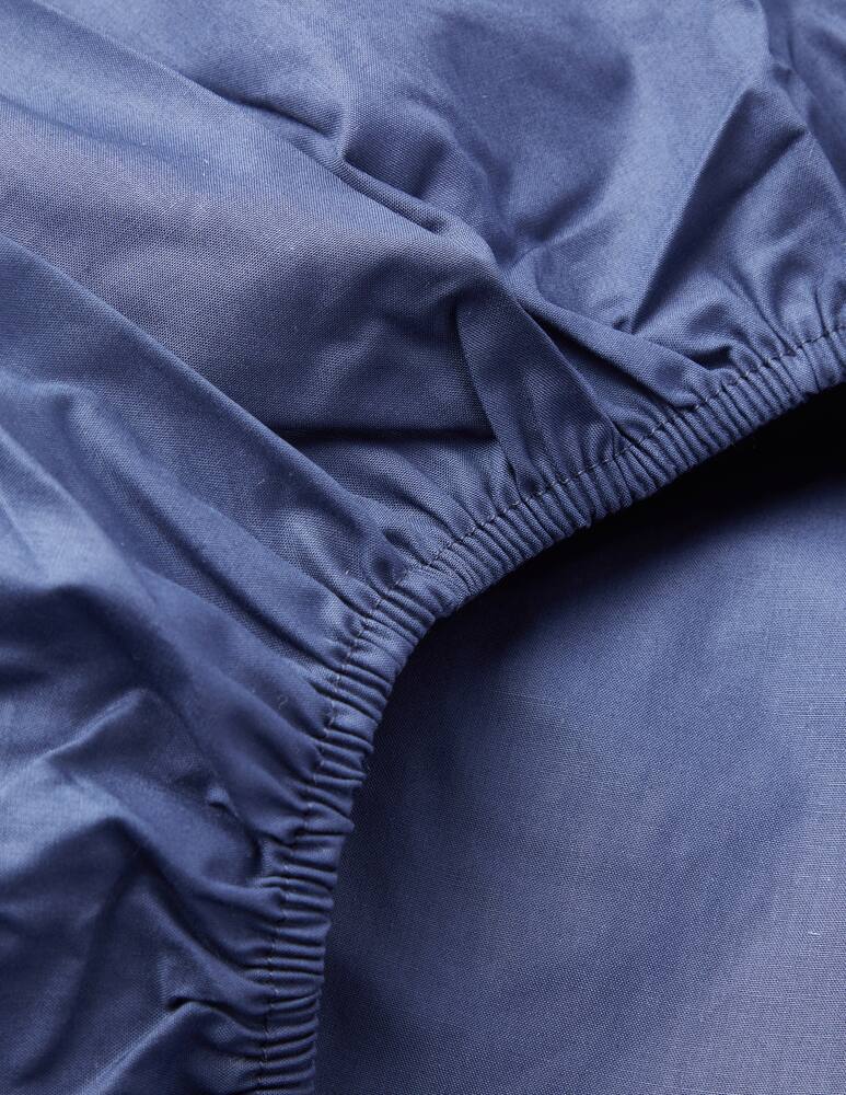 rinascente Somma Origami fitted sheet cotton percale - blue