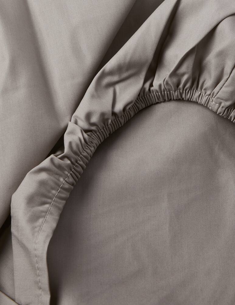 rinascente Somma Origami sottolenzuolo matr. percalle di puro cotone - grigio