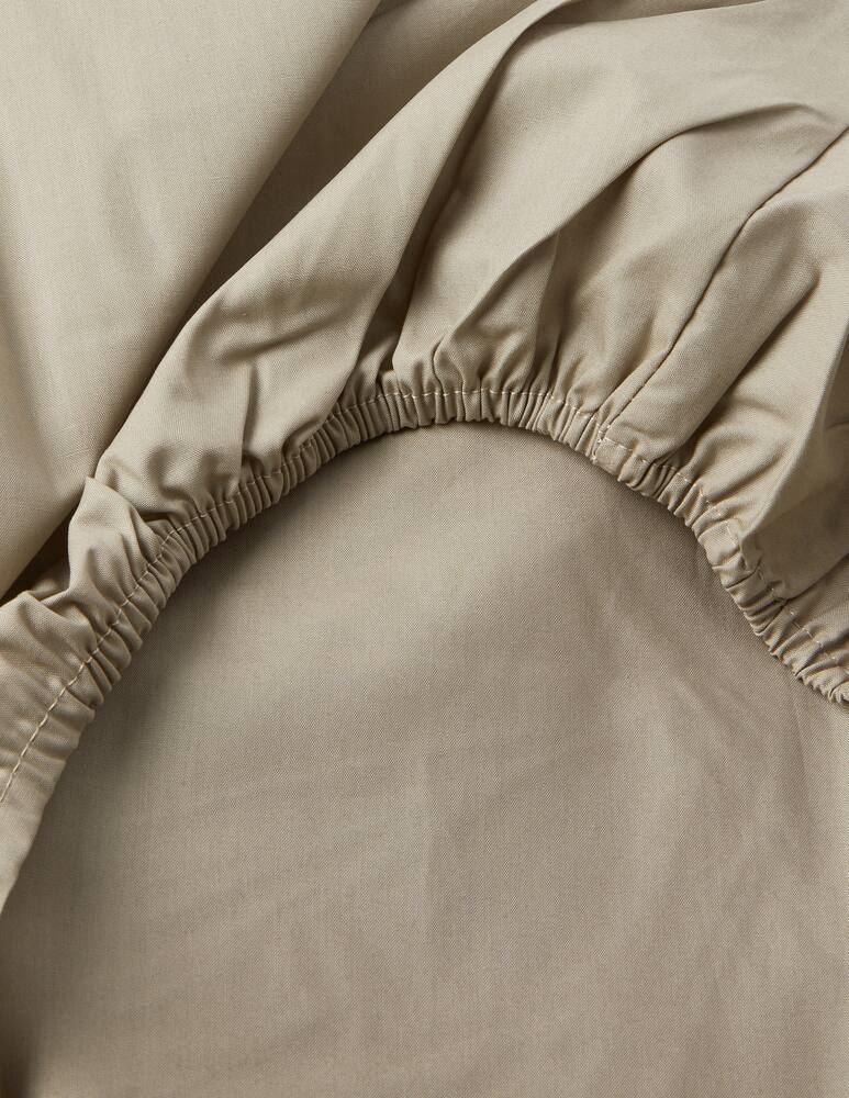rinascente Somma Origami fitted sheet cotton percale - beige