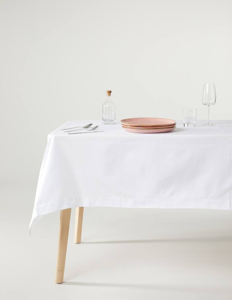 rinascente Somma Panama tovaglia per 12 persone 150x270 - bianco