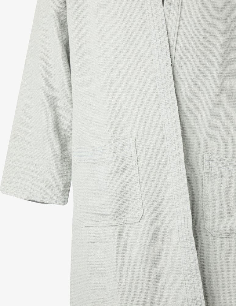 rinascente Somma Pure Cotton Waffle Bathrobe Ultralight