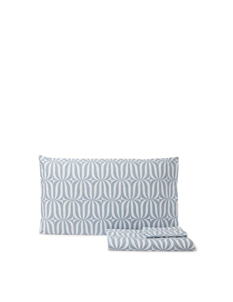 rinascente Somma Flow Parure Copripiumino In Percalle