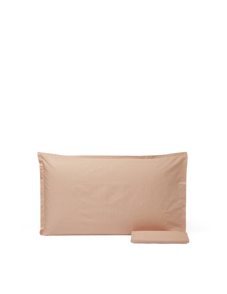 rinascente Somma Tinta Unita Set Due Federe In Percalle