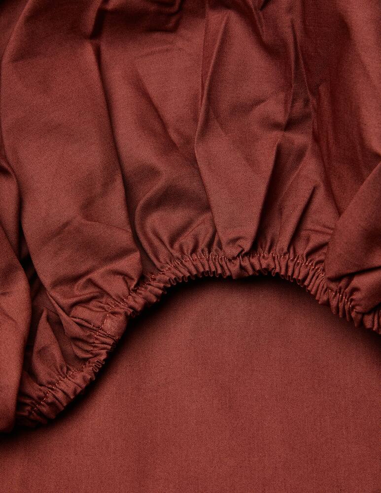 rinascente Somma Tinta Unita Fitted Sheet Cotton Percale