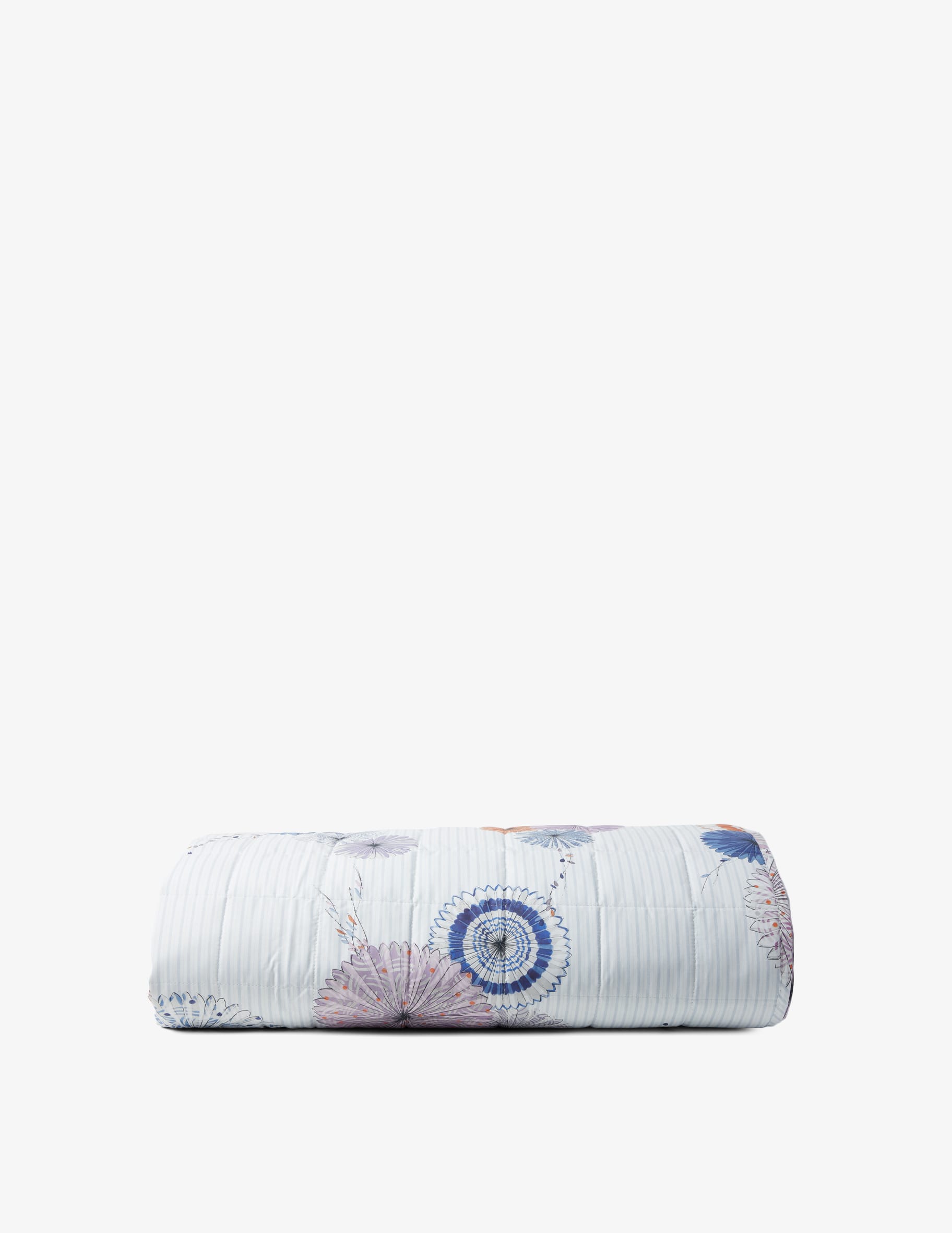 Copriletto Kantha Patchwork In Seta Fatto A Mano – Gudri Vintage, Grigio, Matrimoniale 152x228 Cm