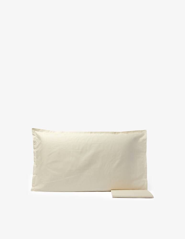 rinascente Somma Set Due Federe In Percalle Tinta Unita