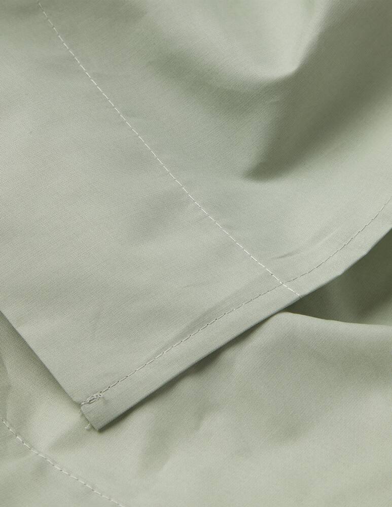 rinascente Somma Tinta Unita Lenzuolo Sopra in Percalle