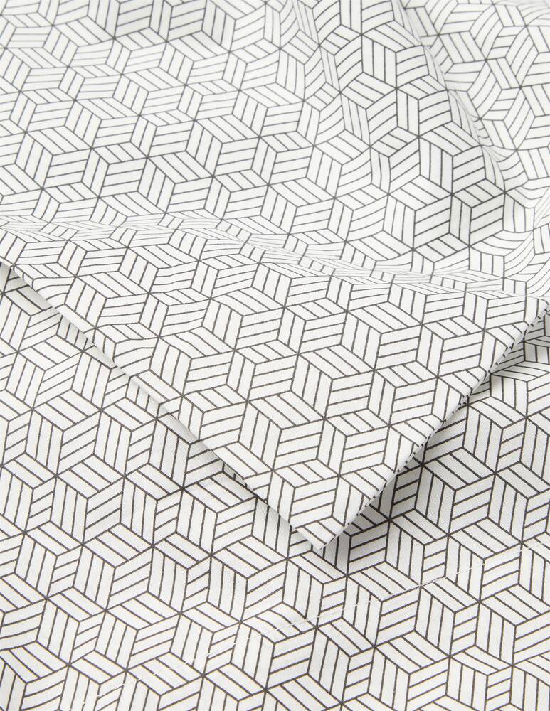 rinascente Somma Completo Letto Due Pezzi Cotone Percalle