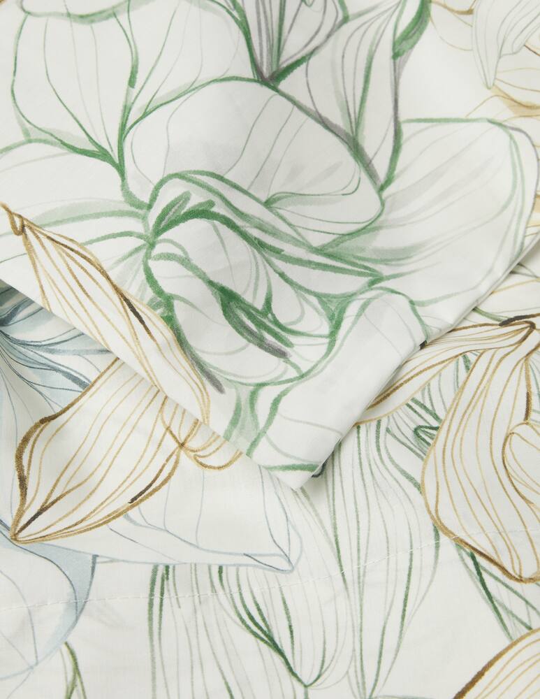 rinascente Somma Set Copripiumino Tre Pezzi Cotone Percalle