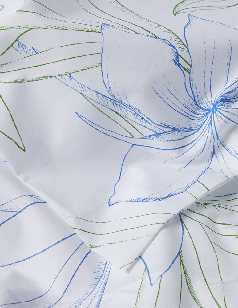 rinascente Somma Milky Parure Copripiumino Matrimoniale Percalle