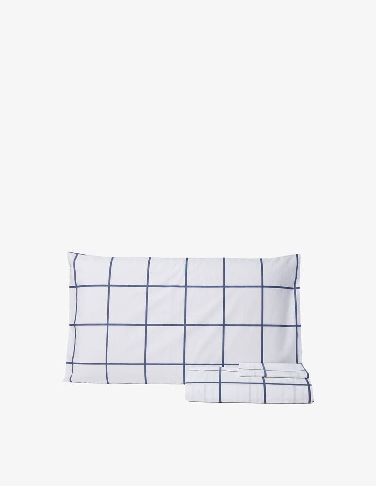 rinascente Somma Grid Duvet Cover Set Double Size