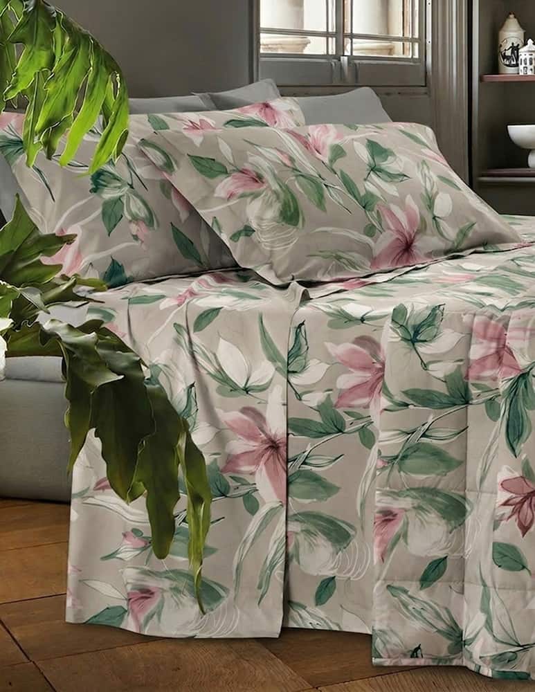 rinascente Somma Seta Lenzuola-Copriletto Matrimoniale