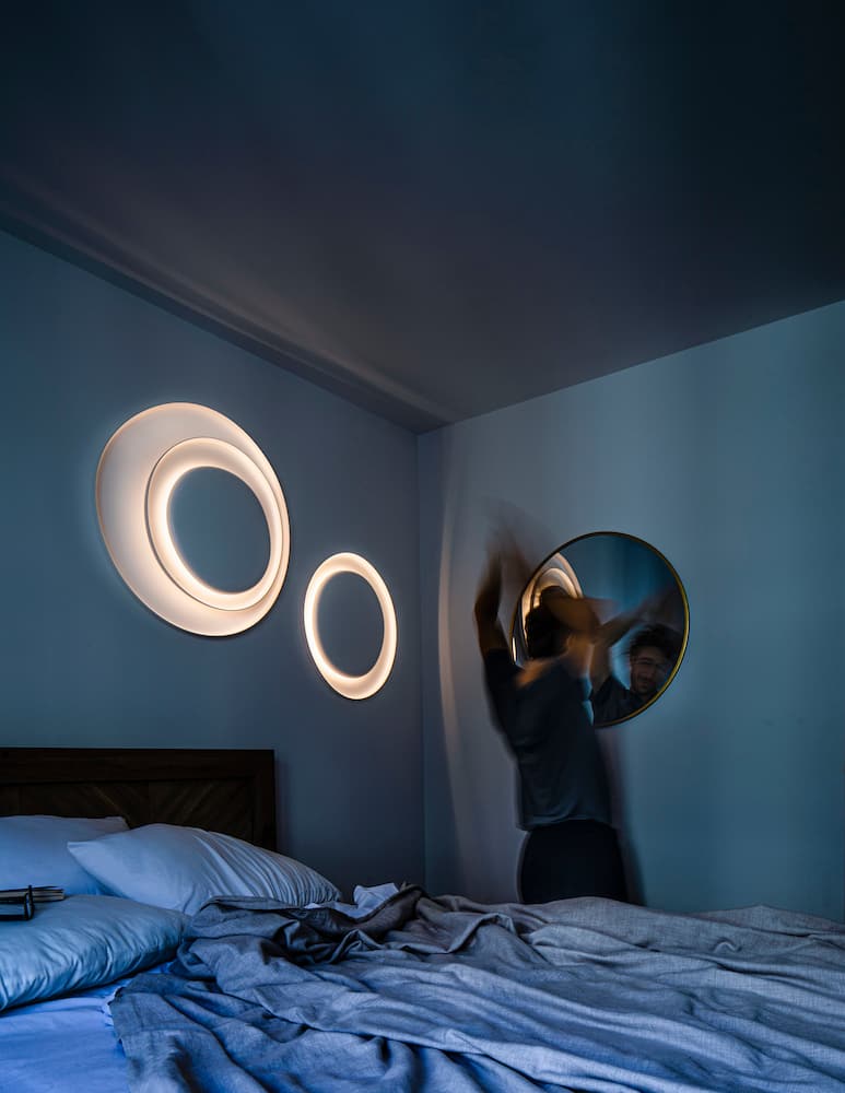 rinascente Foscarini Bahia Lampada Da Parete/Soffitto Led Dimmer Bianco