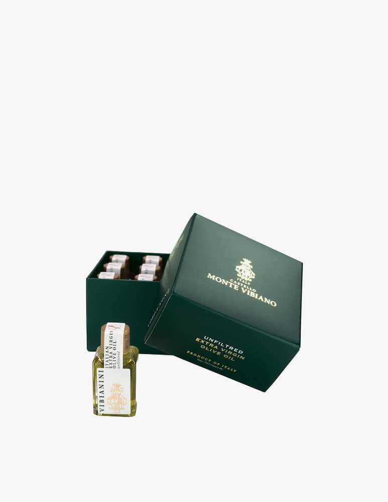 Castello Monte Vibiano Olio extra vergine di oliva non filtrato 9x10ml - immagine 1 Castello Monte Vibiano Olio extra vergine di oliva non filtrato 9x10ml - immagine 1