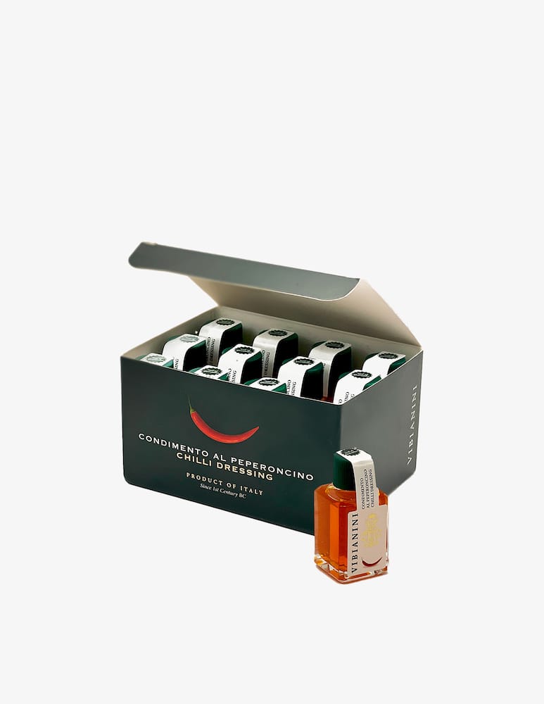 Castello Monte Vibiano Vibanini Dressing Chilli Oil 12x10ml - picture 1 Castello Monte Vibiano Vibanini Dressing Chilli Oil 12x10ml - picture 1