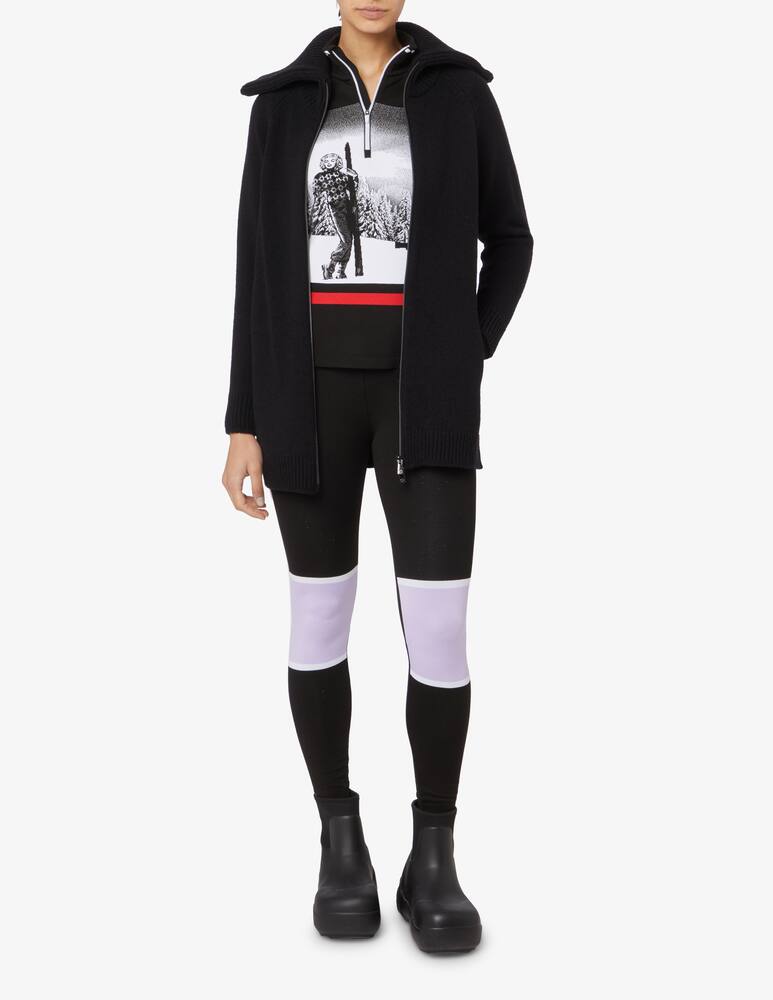 rinascente Newland Lady sports zipper sweater - Black