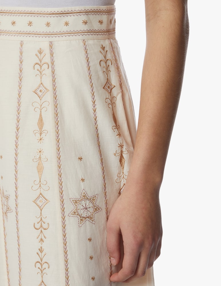 Le Sirenuse Positano Camille maxi cotton skirt - picture 4 Le Sirenuse Positano Camille maxi cotton skirt - picture 4