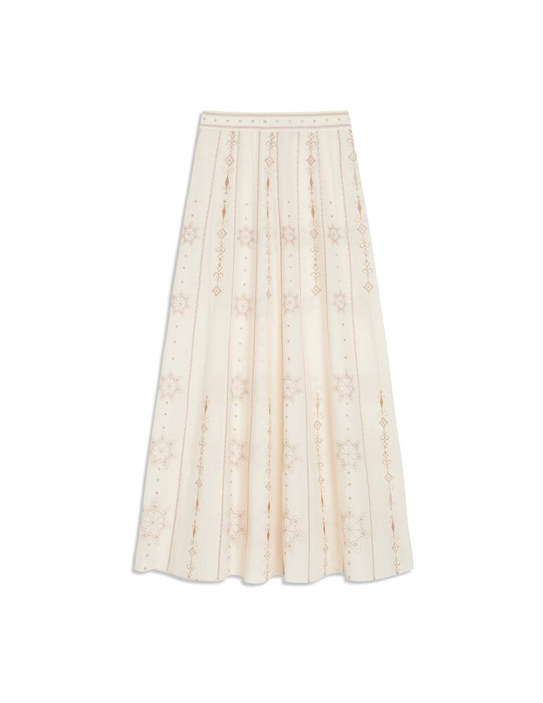 rinascente Le Sirenuse Positano Camille maxi cotton skirt