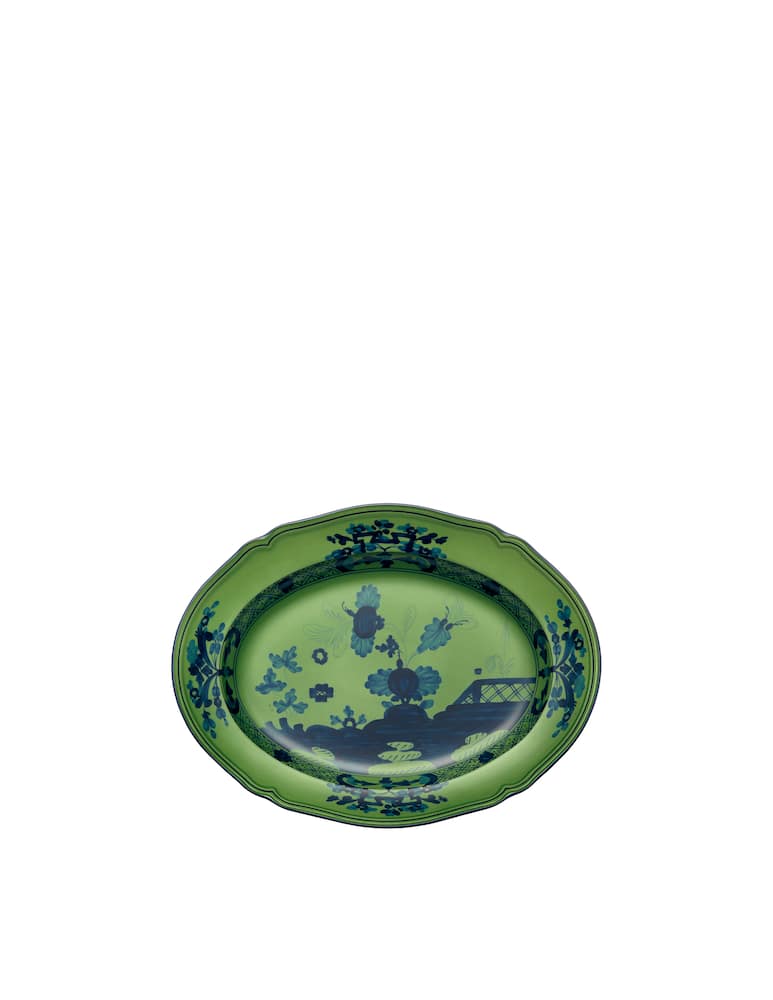 Ginori 1735 Platter Oriente Italiano Malachite - picture 1 Ginori 1735 Platter Oriente Italiano Malachite - picture 1