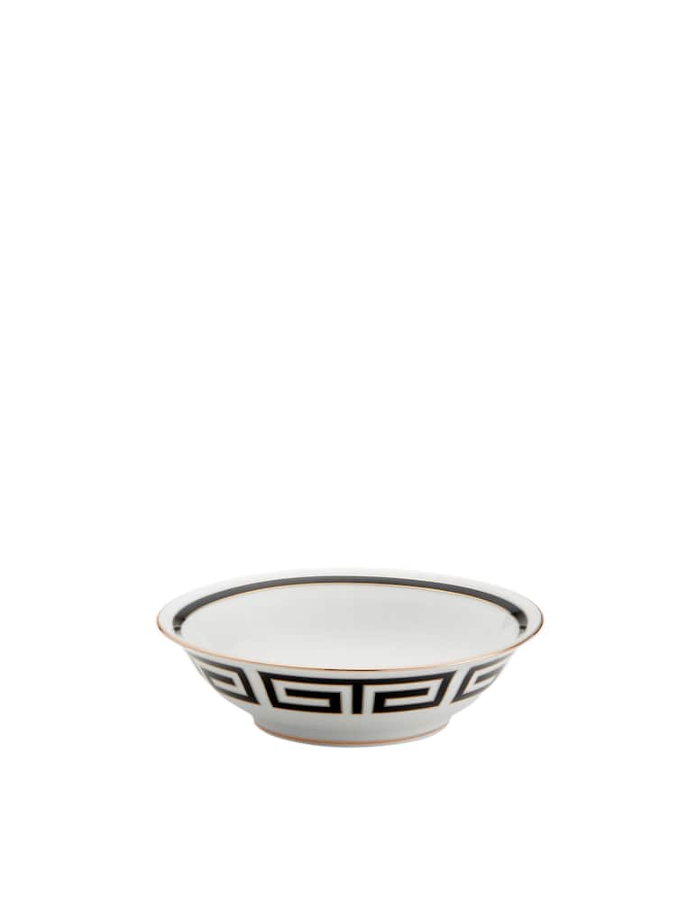 Ginori 1735 Fruit Bowl Labirinto Nero - picture 1 Ginori 1735 Fruit Bowl Labirinto Nero - picture 1