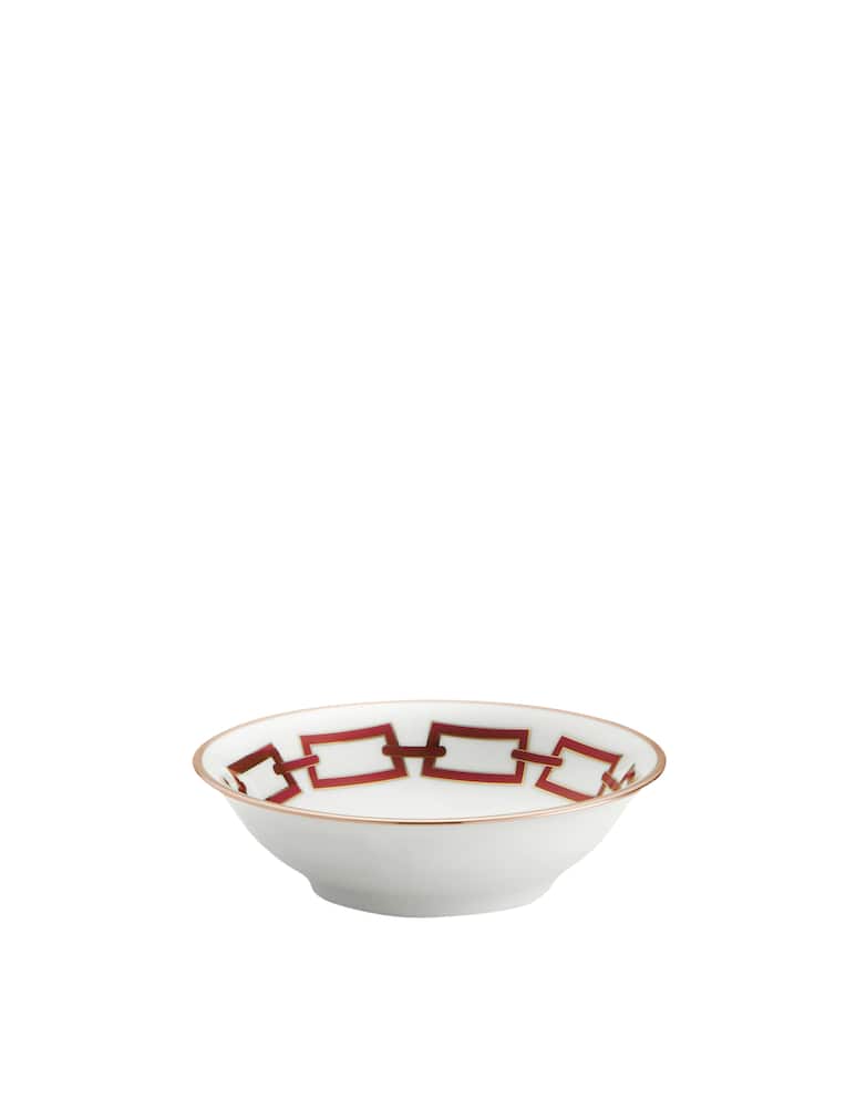 Ginori 1735 Fruit Bowl Catene Scarlatto - picture 1 Ginori 1735 Fruit Bowl Catene Scarlatto - picture 1