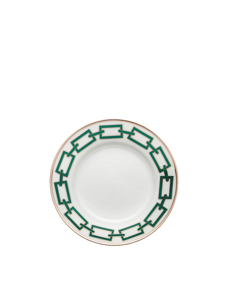 Ginori 1735 Piatto Pane Catene Smeraldo - immagine 1 Ginori 1735 Piatto Pane Catene Smeraldo - immagine 1