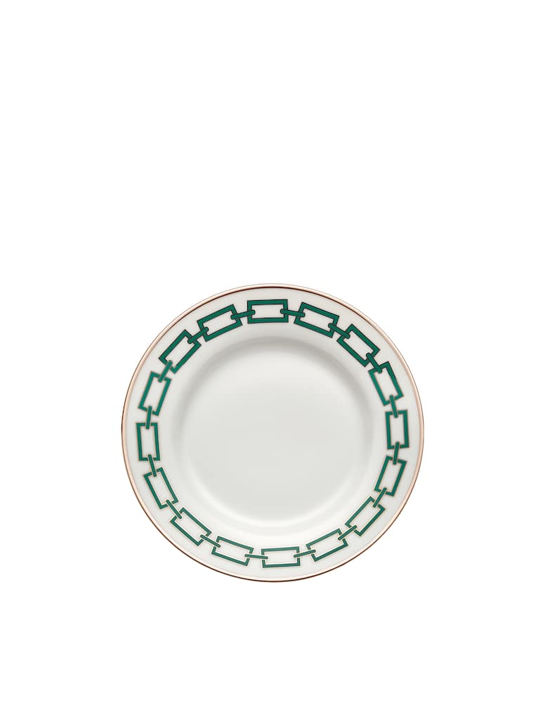 Ginori 1735 Piatto Dessert Catene Smeraldo - immagine 1 Ginori 1735 Piatto Dessert Catene Smeraldo - immagine 1