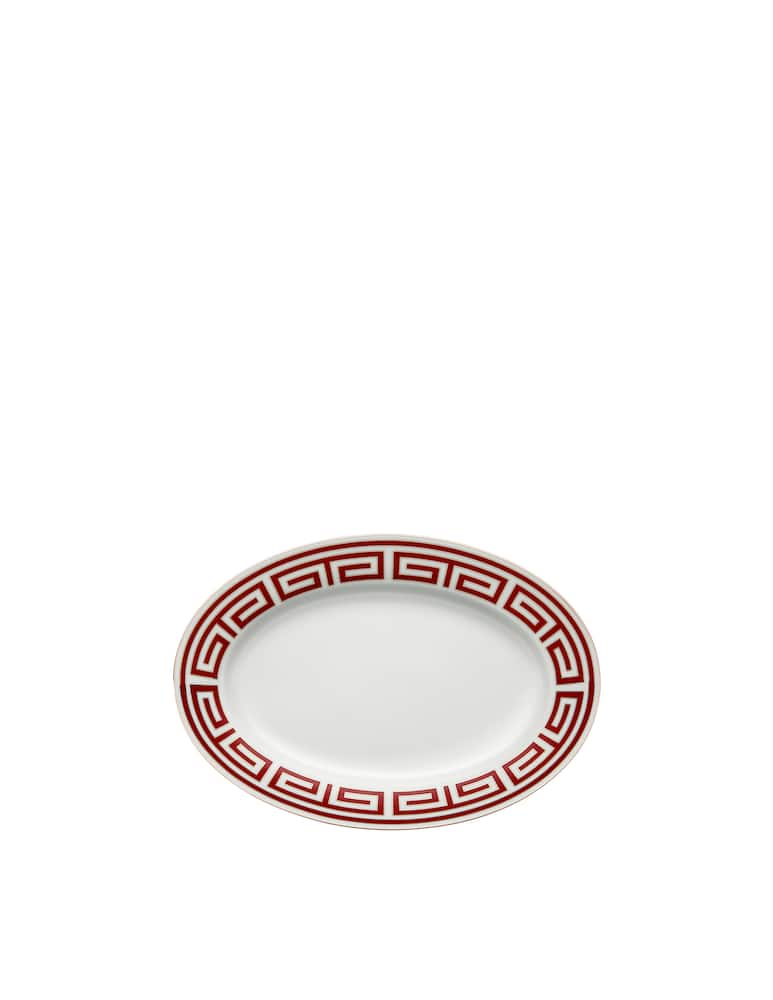 Ginori 1735 Platter Labirinto Scarlatto - picture 1 Ginori 1735 Platter Labirinto Scarlatto - picture 1