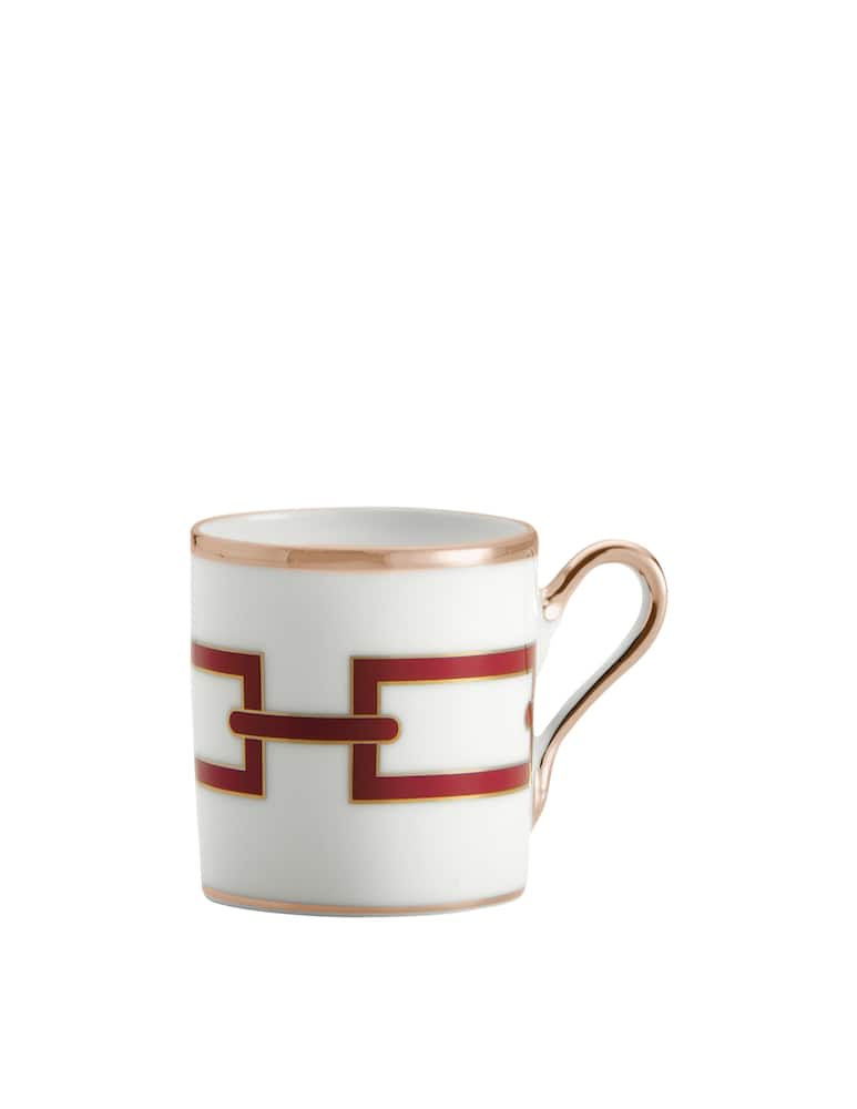Ginori 1735 Tazza Caffè Catene Scarlatto - immagine 1 Ginori 1735 Tazza Caffè Catene Scarlatto - immagine 1