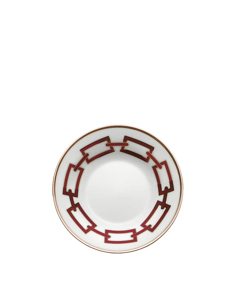 Ginori 1735 Espresso Saucer Catene Scarlatto - picture 1