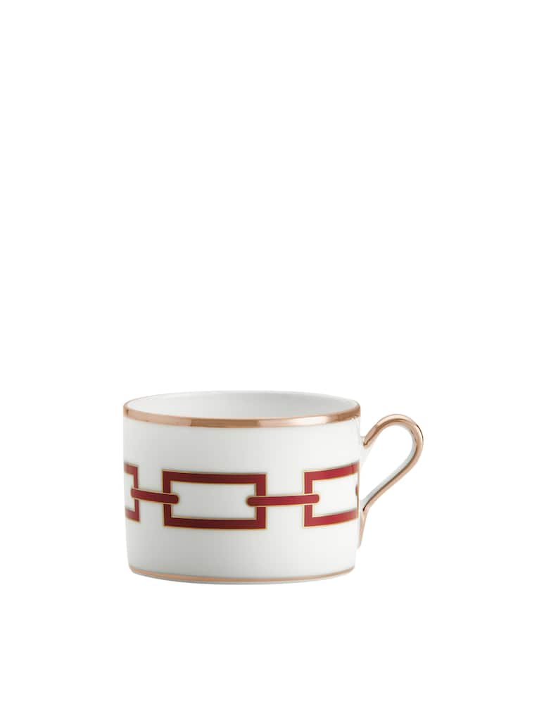 Ginori 1735 Tea Cup Catene Scarlatto - picture 1 Ginori 1735 Tea Cup Catene Scarlatto - picture 1