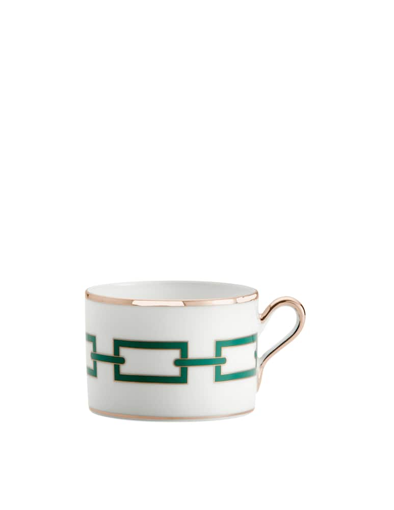 Ginori 1735 Tazza Tè Catene Smeraldo - Verde - immagine 1 Ginori 1735 Tazza Tè Catene Smeraldo - Verde - immagine 1