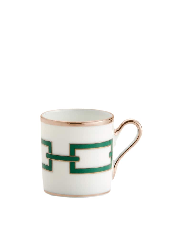 Ginori 1735 Tazza Caffè Catene Smeraldo - Verde - immagine 1 Ginori 1735 Tazza Caffè Catene Smeraldo - Verde - immagine 1