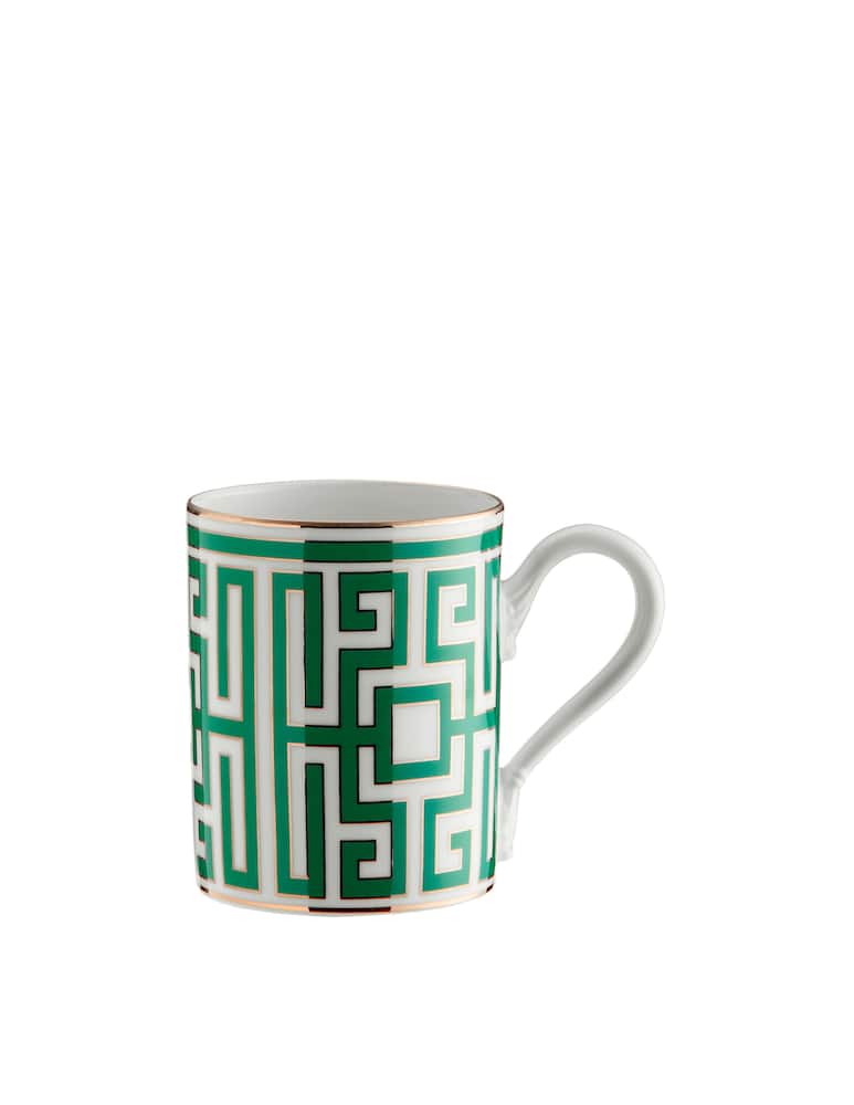 Ginori 1735 Mug Labirinto Smeraldo - Verde - immagine 1 Ginori 1735 Mug Labirinto Smeraldo - Verde - immagine 1