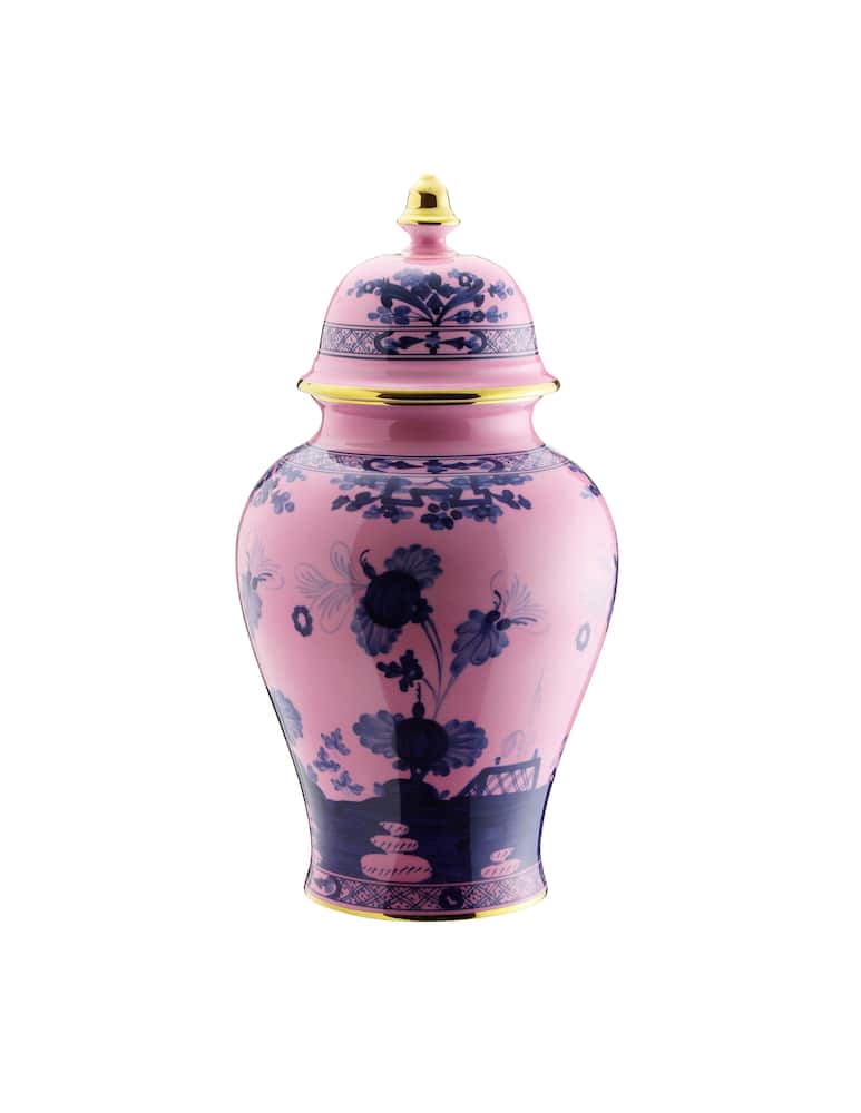 Ginori 1735 Vaso Potiche Grande Oriente Italiano Azalea - immagine 1 Ginori 1735 Vaso Potiche Grande Oriente Italiano Azalea - immagine 1