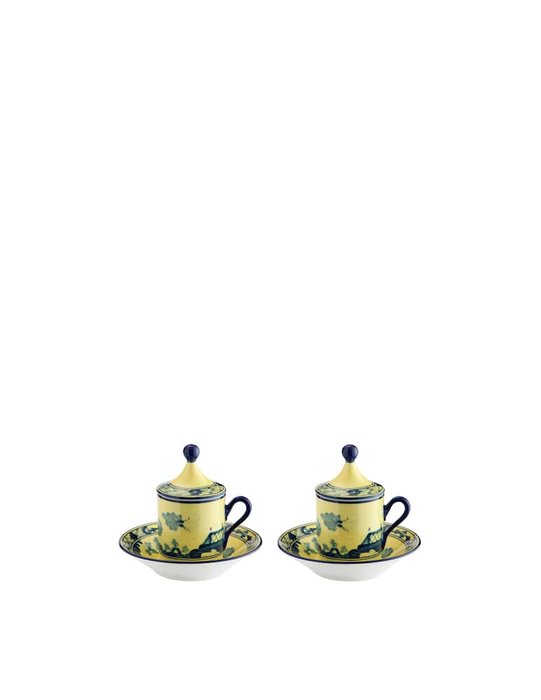 Ginori 1735 Set Caffè Per Due Oriente Italiano Citrino - immagine 2 Ginori 1735 Set Caffè Per Due Oriente Italiano Citrino - immagine 2