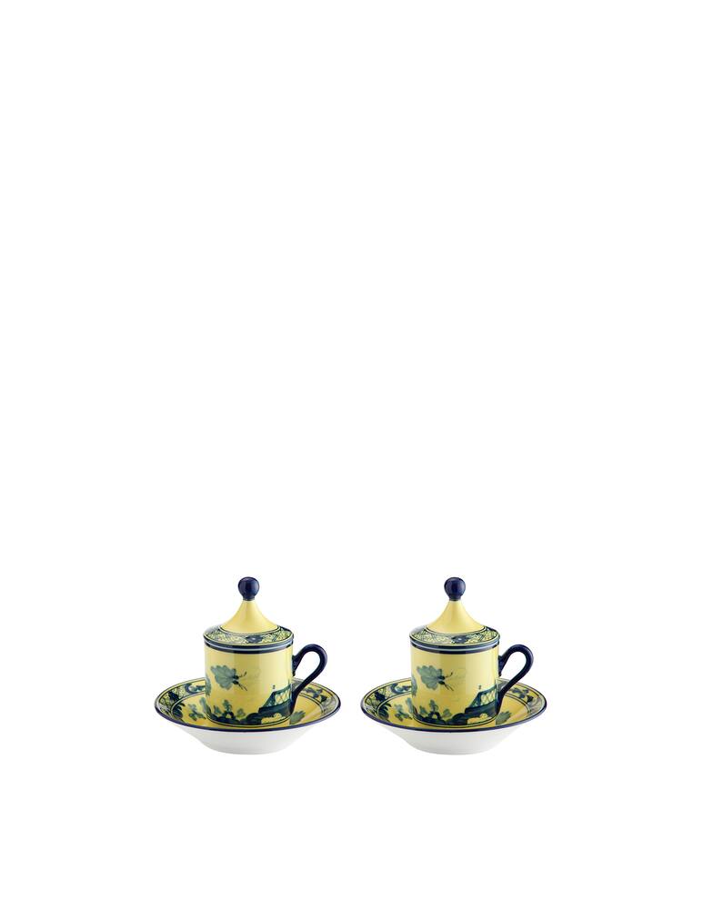 rinascente Ginori 1735 Set Caffè Per Due Oriente Italiano Citrino - Giallo
