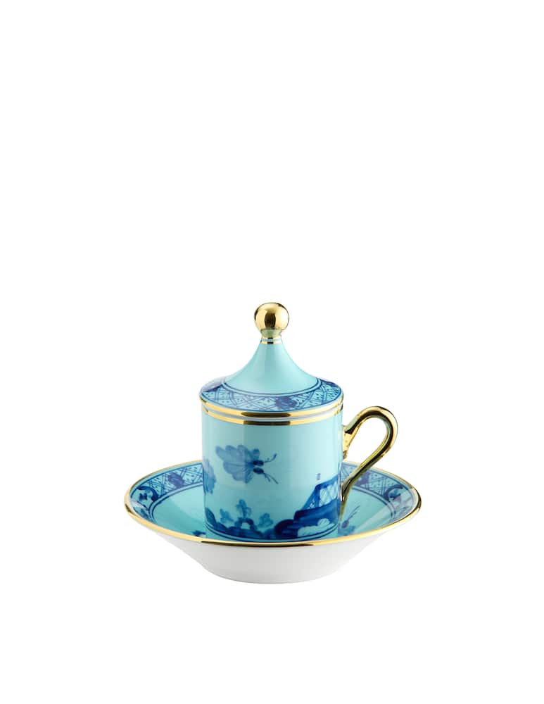 Ginori 1735 Set Caffè Per Due Oriente Italiano Iris - immagine 1 Ginori 1735 Set Caffè Per Due Oriente Italiano Iris - immagine 1